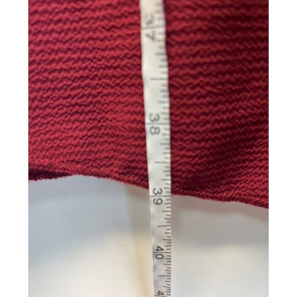 Charlotte russe+ Womens1X Redwine Lightweight KneeLength Casual Cruise Dress - Picture 6 of 8